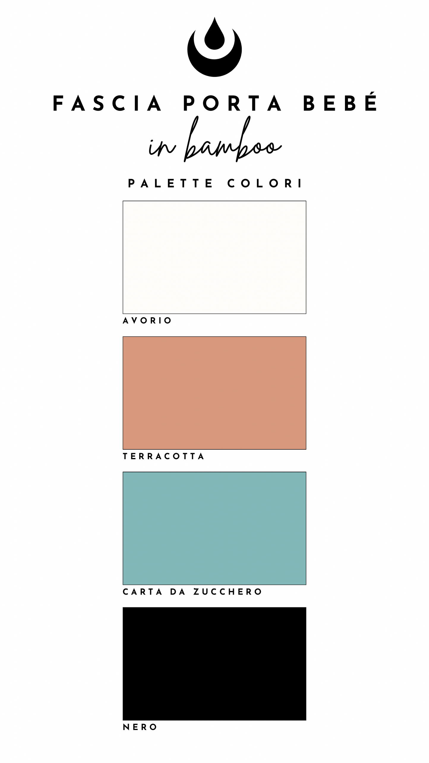 FASCIA PORTA BEBÉ ARTIGIANALE IN BAMBOO