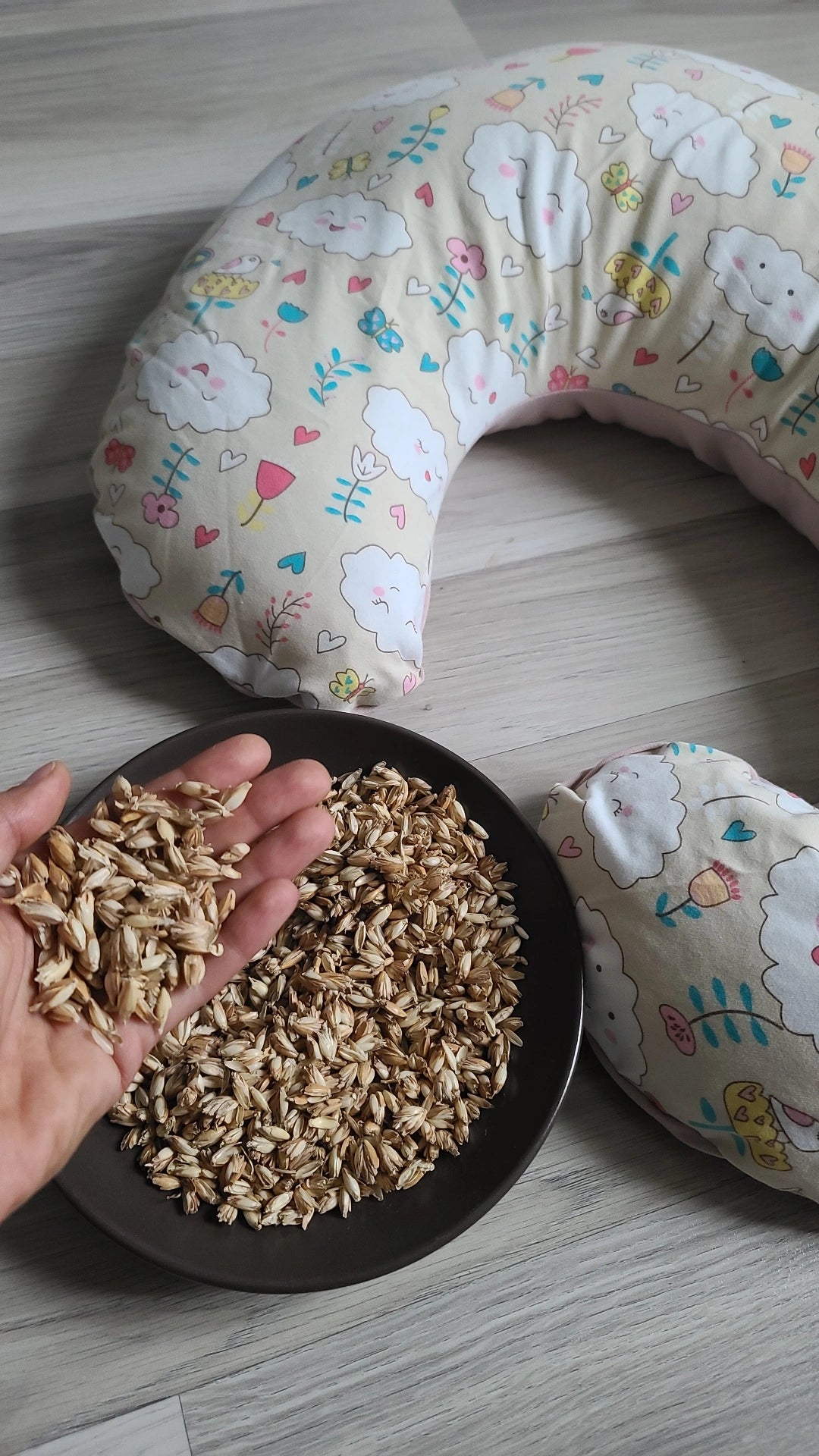 Cuscino Allattamento in Pula di Farro artigianale