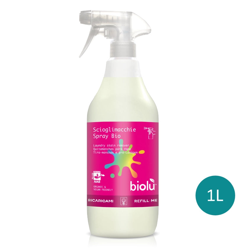 SCIOGLIMACCHIE SPRAY BIO
Smacchiatore ecologico per bucato