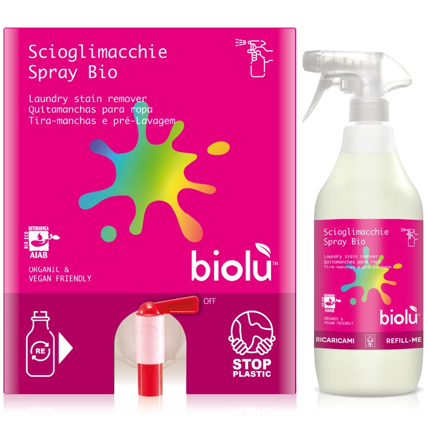 SCIOGLIMACCHIE SPRAY BIO
Smacchiatore ecologico per bucato