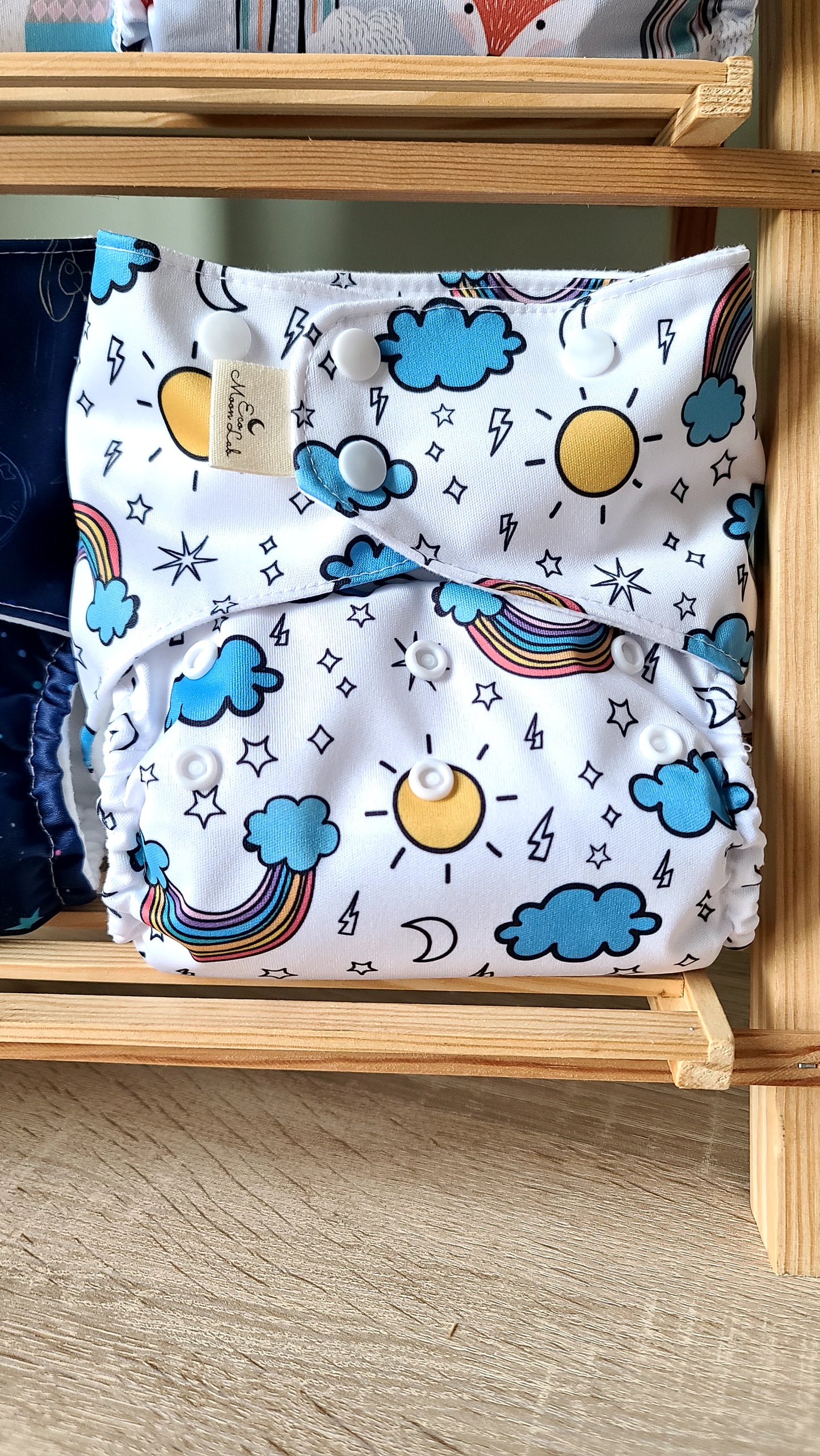 Handmade Washable Diaper Tailored mod Pocket Resize Ai2 with Bamboo Sponge Insert