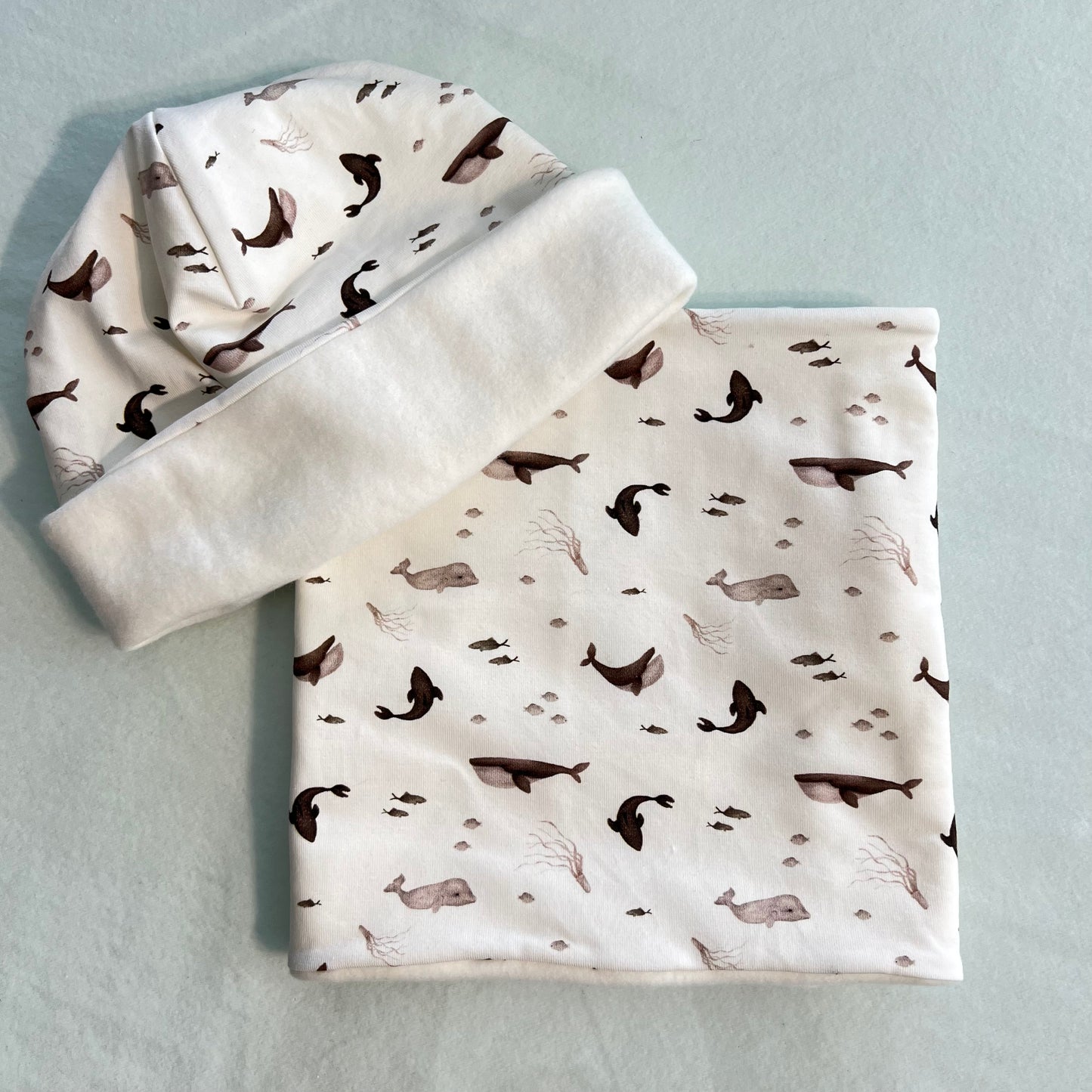 Berretto / Scaldacollo in Pile di Cotone Organico