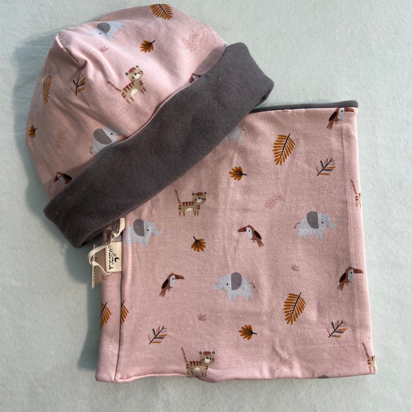 Berretto / Scaldacollo in Pile di Cotone Organico