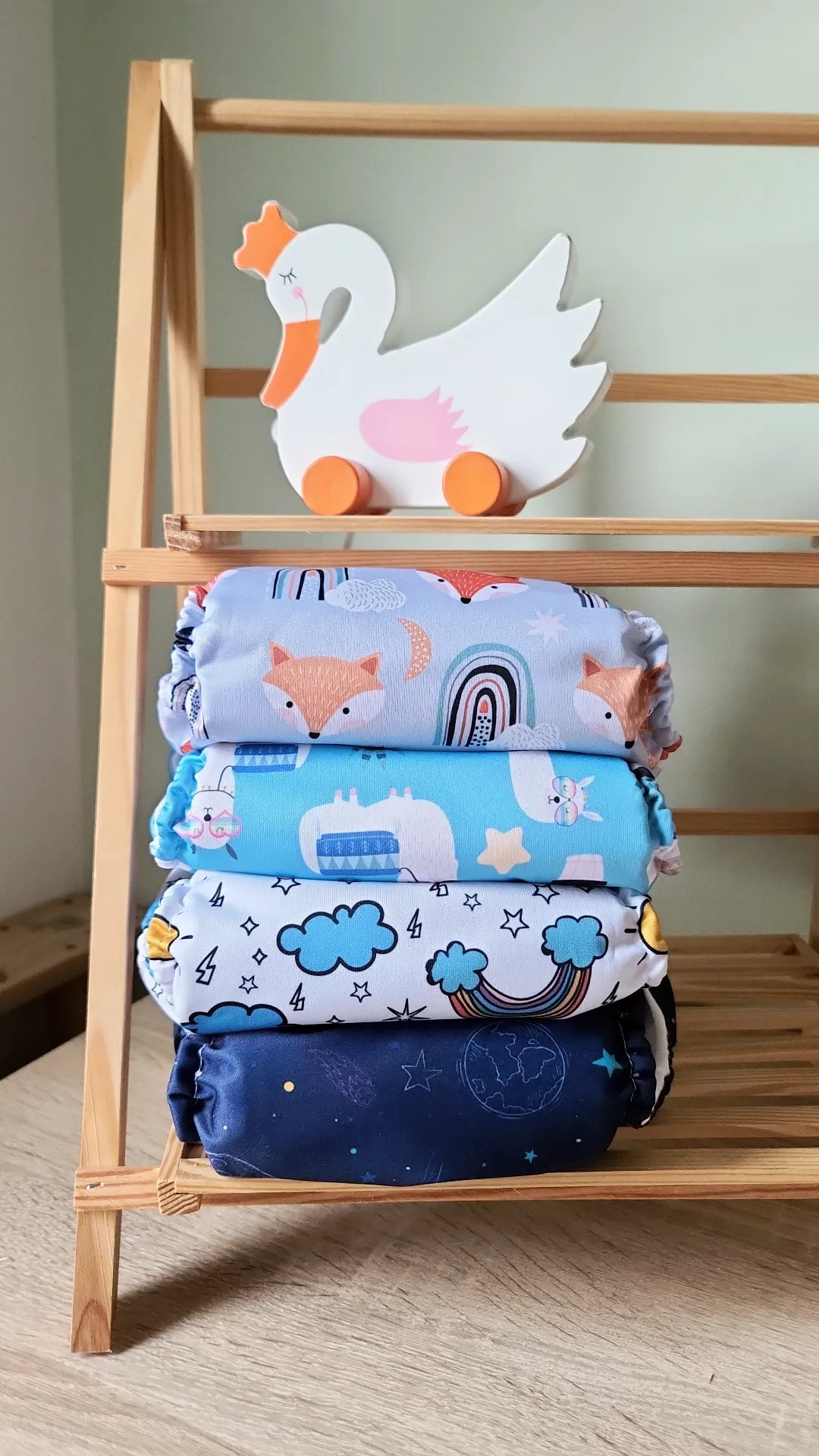 Pannolino Lavabile Artigianale Sartoriale mod Pocket Resize Ai2 con inserto in Spugna di Bambù