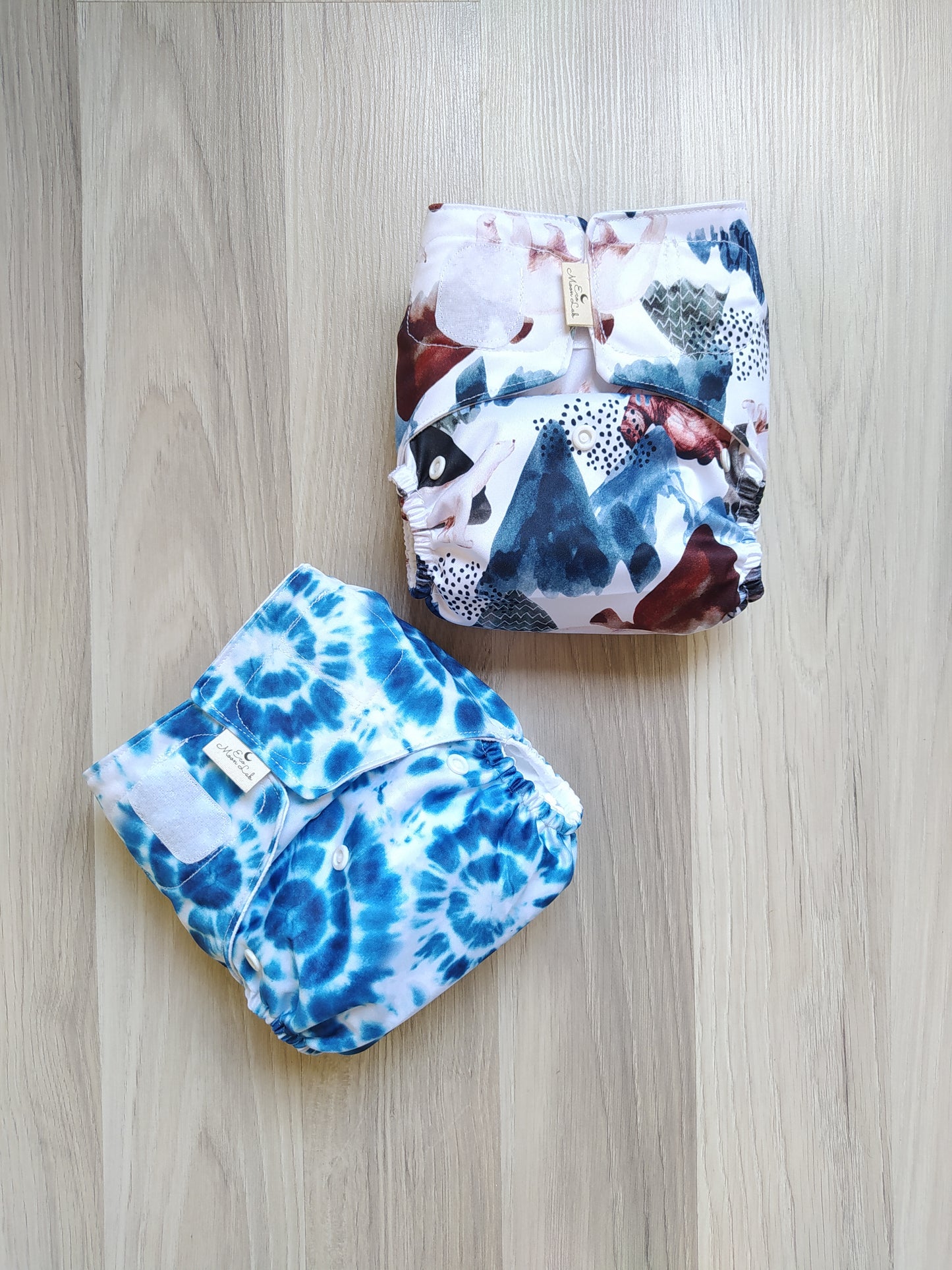 Pannolino Lavabile Artigianale Sartoriale mod Pocket Resize Ai2 con inserto in Spugna di Bambù