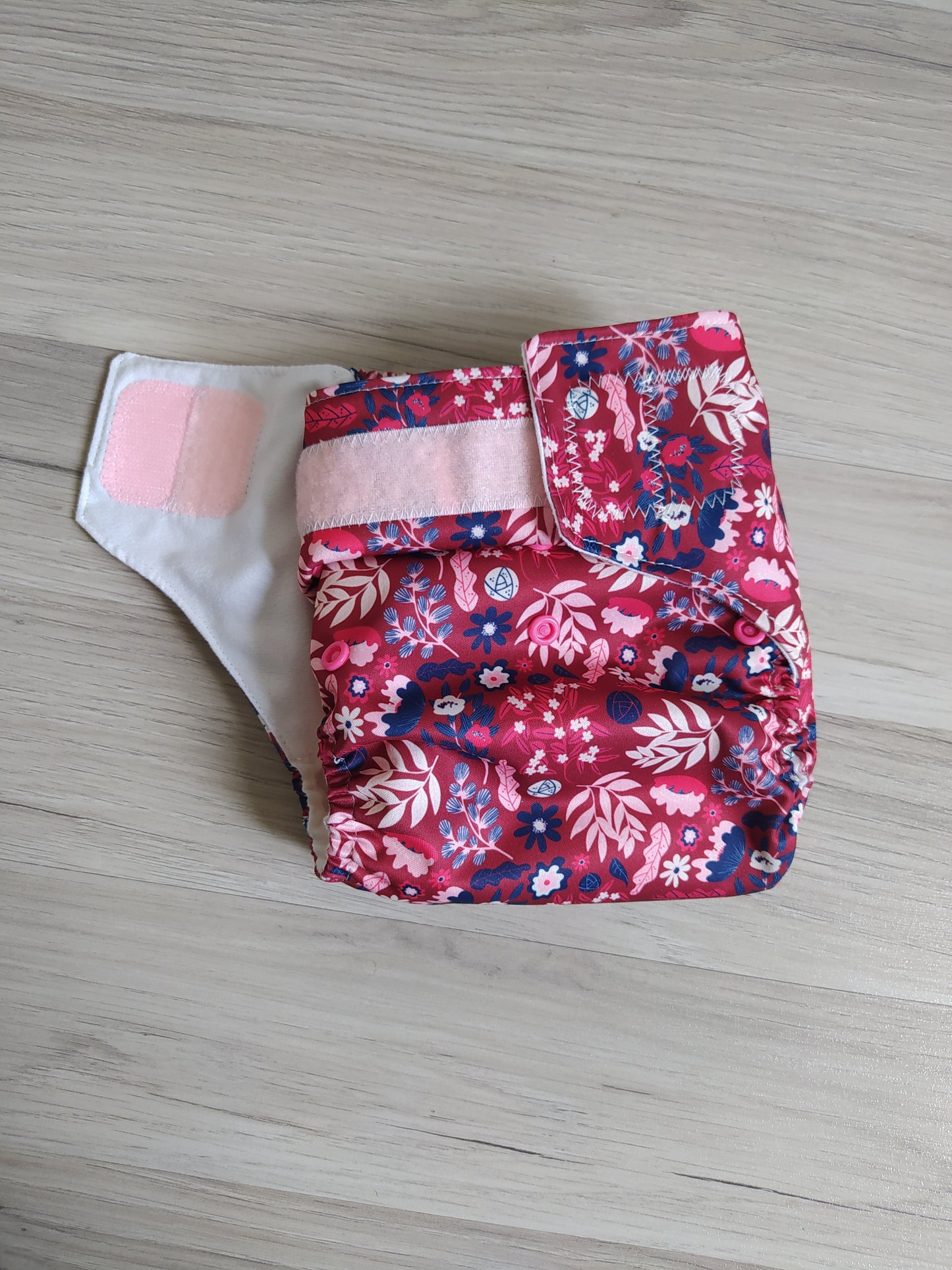 Pannolino Lavabile Artigianale Sartoriale mod Pocket Resize Ai2 con inserto in Spugna di Bambù