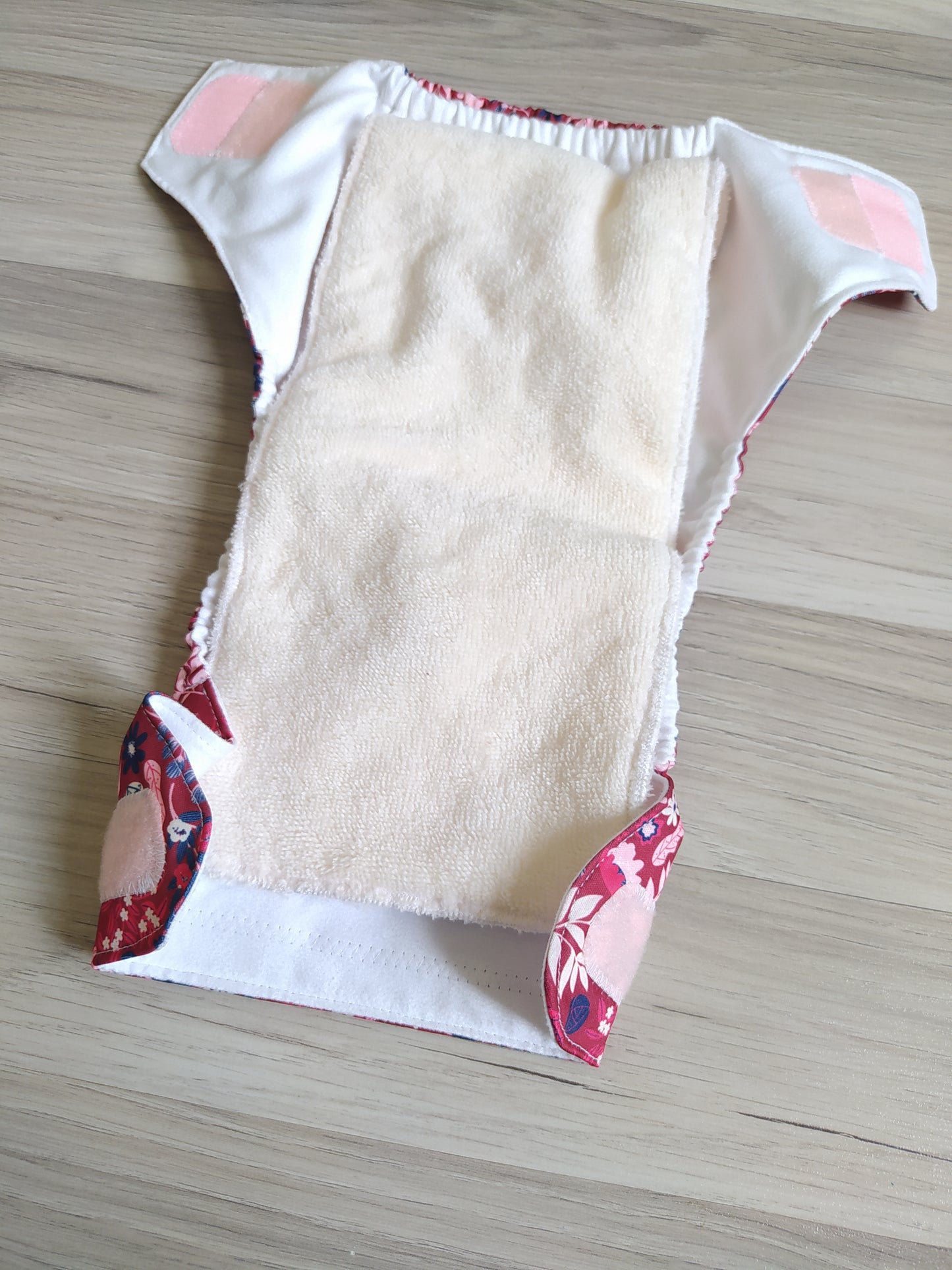 Pannolino Lavabile Artigianale Sartoriale mod Pocket Resize Ai2 con inserto in Spugna di Bambù