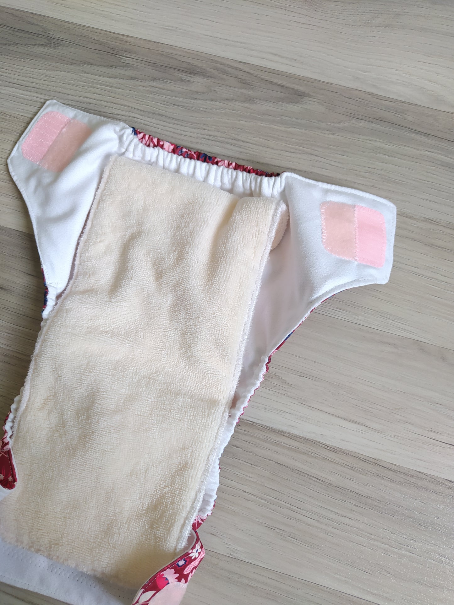 Pannolino Lavabile Artigianale Sartoriale mod Pocket Resize Ai2 con inserto in Spugna di Bambù