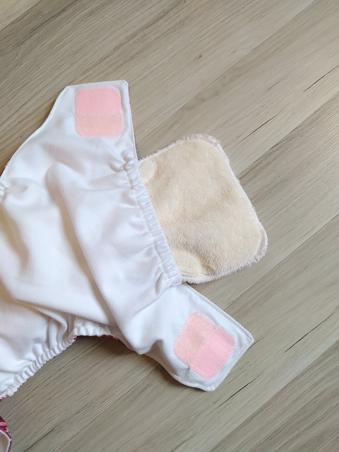 Pannolino Lavabile Artigianale Sartoriale mod Pocket Resize Ai2 con inserto in Spugna di Bambù